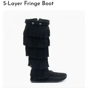 Minnetonka Fringe boots